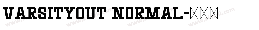 VarsityOut Normal字体转换